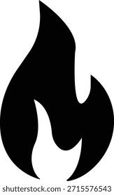 Icono de fuego con símbolos de llama en gradiente, negro, estilo plano, grupo de ilustración de energía de llama de calor ardiente para diseño de interfaz de usuario de peligro de seguridad y gráficos de emergencia