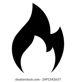 Fire icon  Flames symbol. Vector