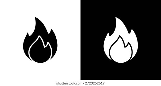 Fire icon graphic doodle designs collection