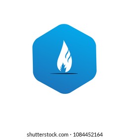 Fire Icon Illustration for Design