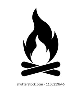 Fire, Icon illustration for design