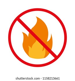 Fire, Icon illustration for design
