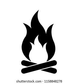 Fire, Icon illustration for design