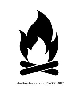 Fire, Icon illustration for design