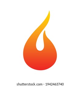 Fuego. Ilustración de iconos para el diseño