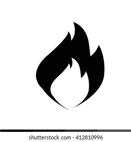Fire Icon illustration design