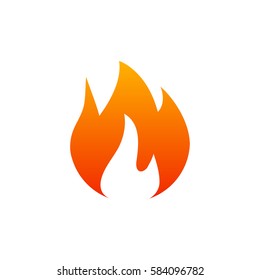 Fire. Icon illustration for design