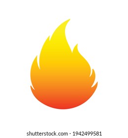 Illustration de l'icône de feu pour le design - image vectorielle de stock