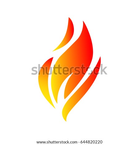 fire icon illustration flame