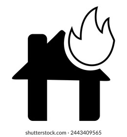 fire icon illustration isolated vector sign symbol
