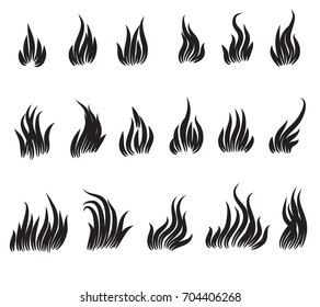 Fire icon illustration vector