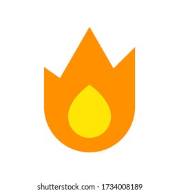 fire icon, illustration vector. suitable for many purposes.