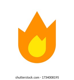 Feuerfallsymbol, Illustrationsvektor. geeignet für viele Zwecke.