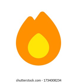 Feuerfallsymbol, Illustrationsvektor. geeignet für viele Zwecke.