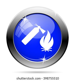 Fire icon. Internet button on white background. EPS10 vector
