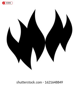 fire icon isolated sign symbol vector illustration - high quality black style vector icons
