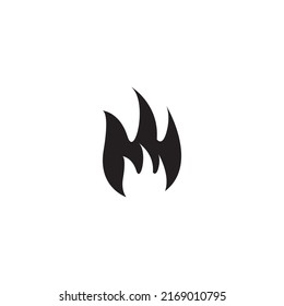 Icono de fuego o símbolo aislado imagen vectorial del logotipo - icono vectorial de estilo negro de alta calidad
