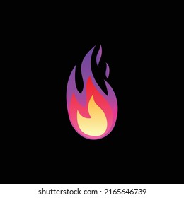 Fire icon logo design eps file