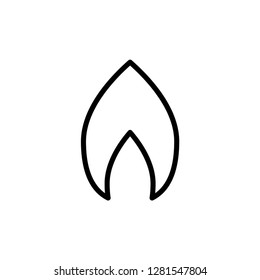 Fire icon or logo isolated sign symbol vector illustration.