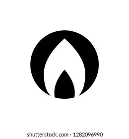 Fire icon or logo isolated sign symbol vector illustration.