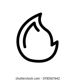 fire icon or logo isolated sign symbol vector illustration - high quality black style vector icons
