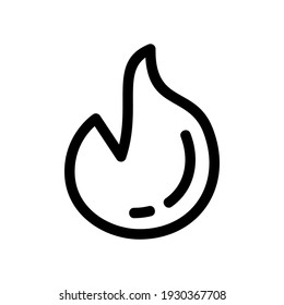 fire icon or logo isolated sign symbol vector illustration - high quality black style vector icons
