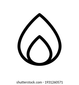 fire icon or logo isolated sign symbol vector illustration - high quality black style vector icons
