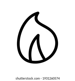fire icon or logo isolated sign symbol vector illustration - high quality black style vector icons
