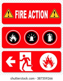 Fire Icon on flat style