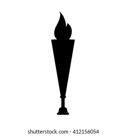 fire icon on a white background