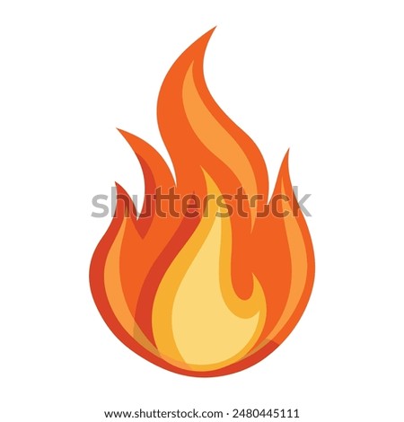 fire icon on a white background