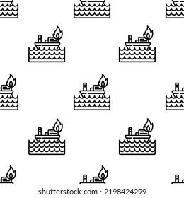 fire icon pattern. Seamless fire pattern on white background.