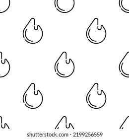 fire icon pattern. Seamless fire pattern on white background.