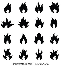 fire icon set