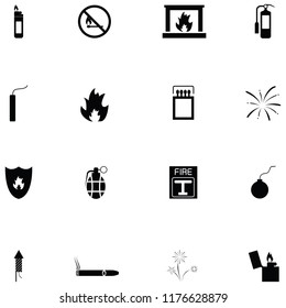 fire icon set