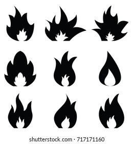 fire icon set
