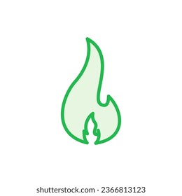 Fire icon set. fire vector icon