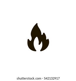 fire icon. sign design