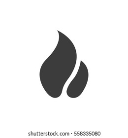 fire icon. sign design