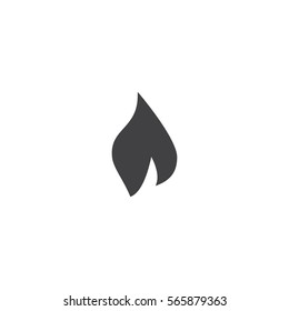 fire icon. sign design