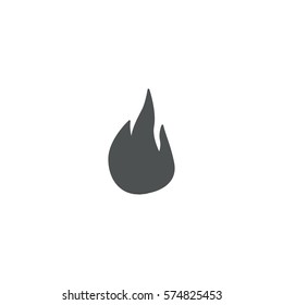 fire icon. sign design