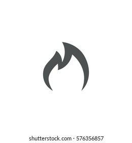 fire icon. sign design
