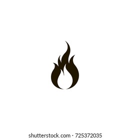 fire icon. sign design