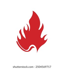 Fire icon. Fire sign icon illustration element design