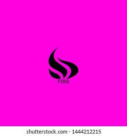 fire icon sign signifier vector