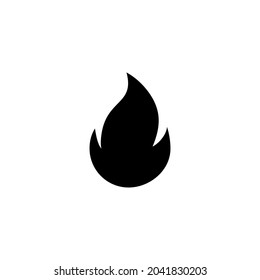 Icono de fuego. signo de fuego y símbolo