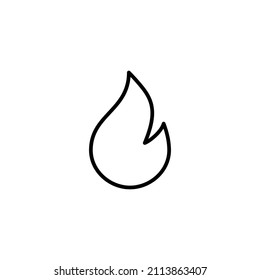 Fire icon. fire sign and symbol