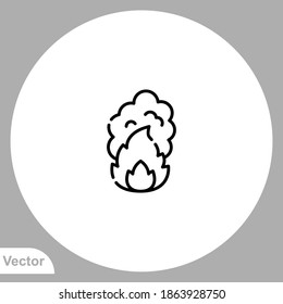 Fire icon sign vector,Symbol, logo illustration for web and mobile