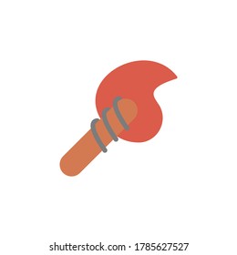 Icono de fuego. Elementos de vector de color simples de iconos piratas para ui y ux, sitio web o aplicación móvil