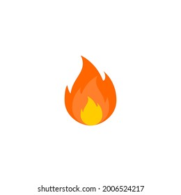 Fire icon simple vector perfect illustration